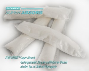 ECOPATENT® Super Absorb 20g im auflösbaren Beutel